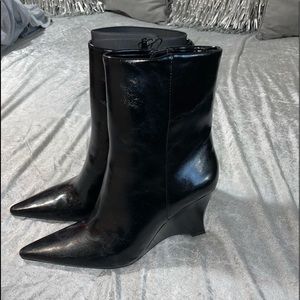Zara wedge booties